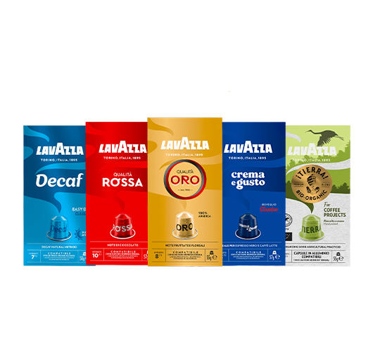 Prova i caffè iconici Lavazza